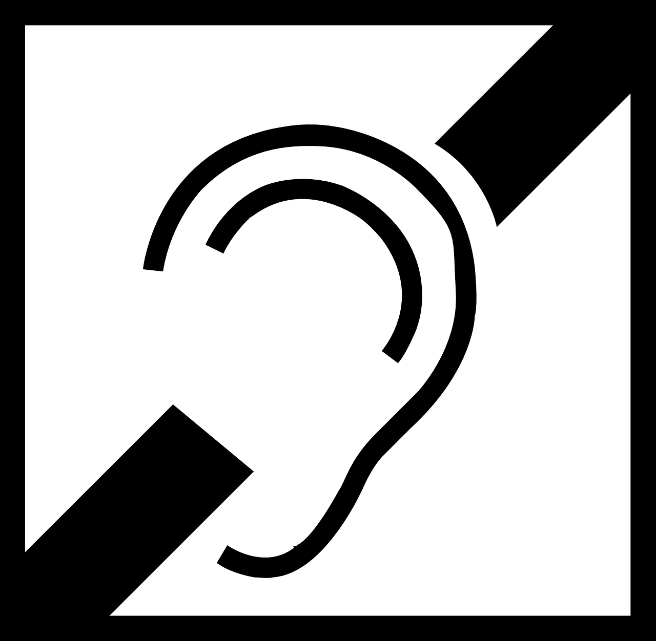 Symbol osób niesłyszących 