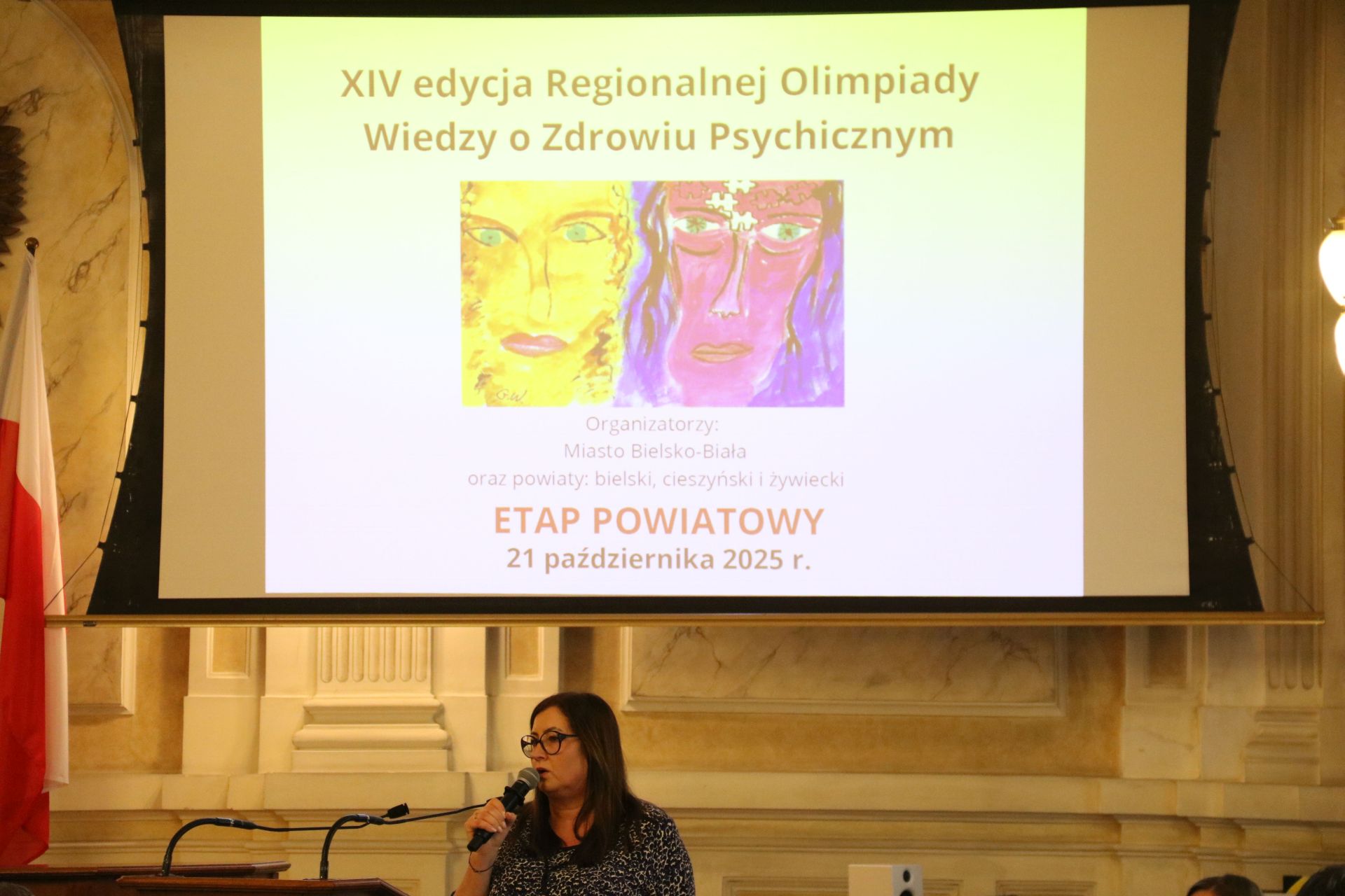  Na zdjęciu Regionalna Olimpiada Wiedzy o Zdrowiu Psychicznym