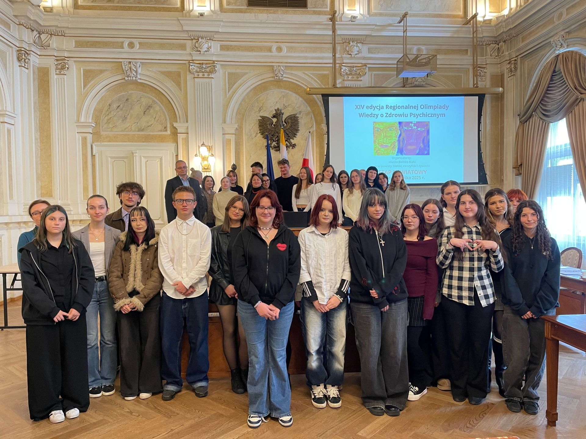  Na zdjęciu Regionalna Olimpiada Wiedzy o Zdrowiu Psychicznym