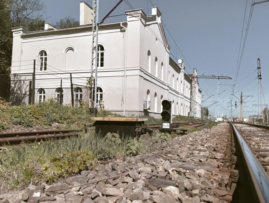 Na zdjęciu stary dworzec