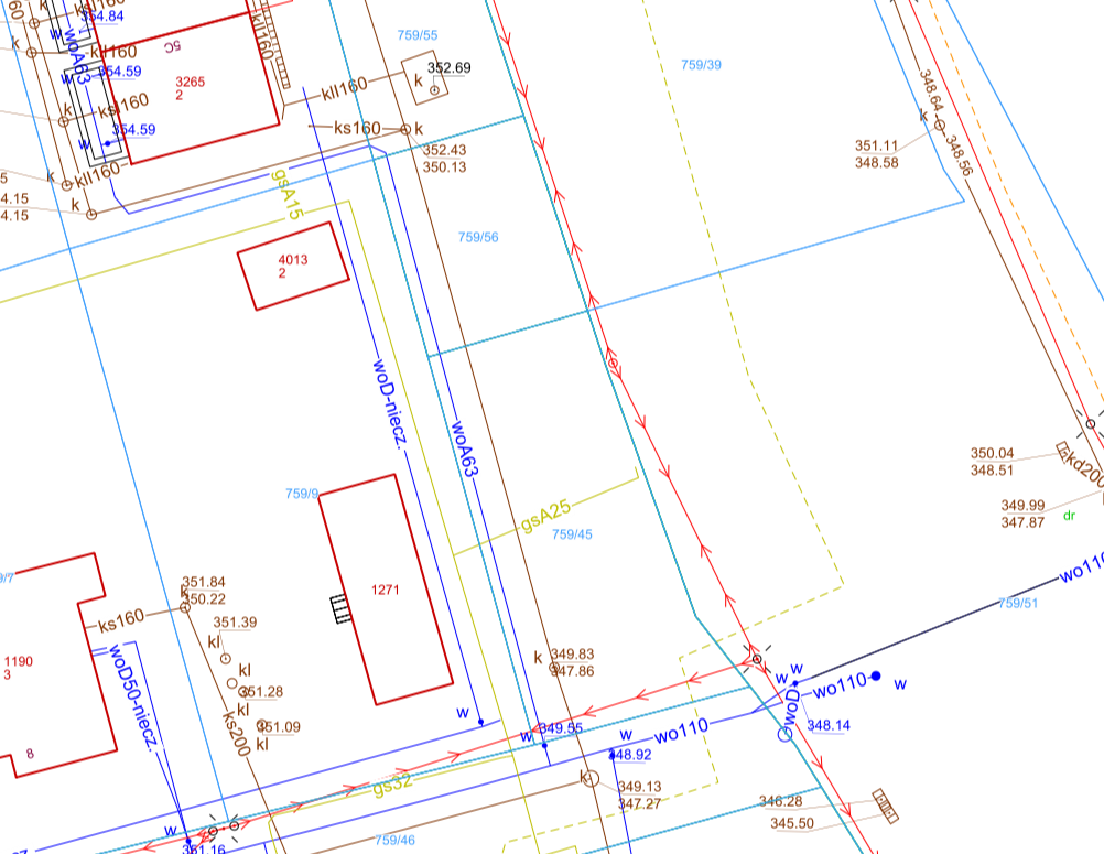 Mapa terenu z uzbrojeniem