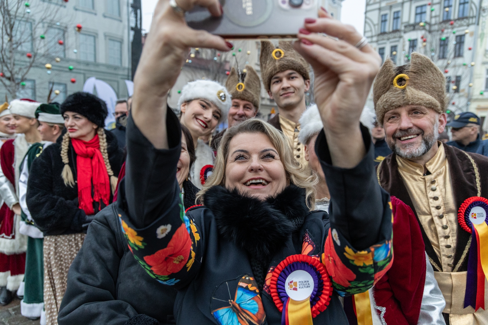 na zdjęciu osoby podczas otwarcia PSK