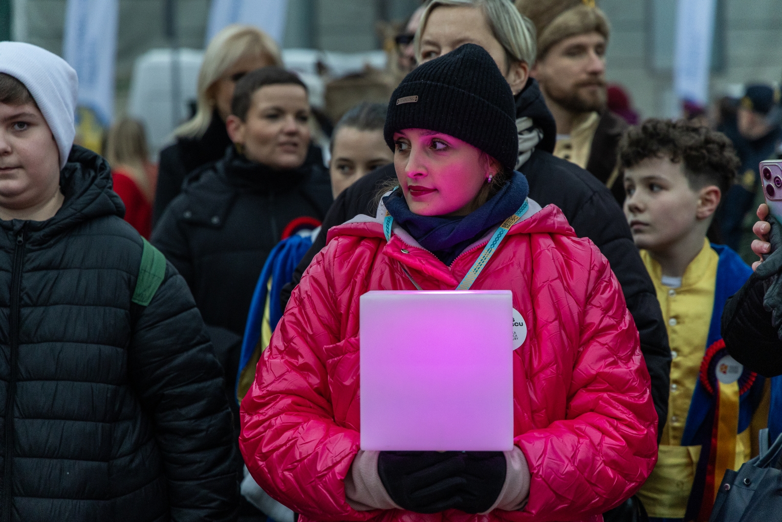 na zdjęciu osoby podczas otwarcia PSK