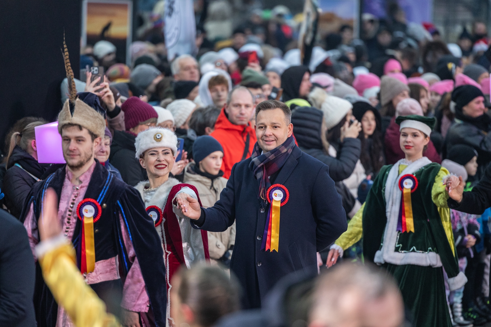 na zdjęciu osoby podczas otwarcia PSK