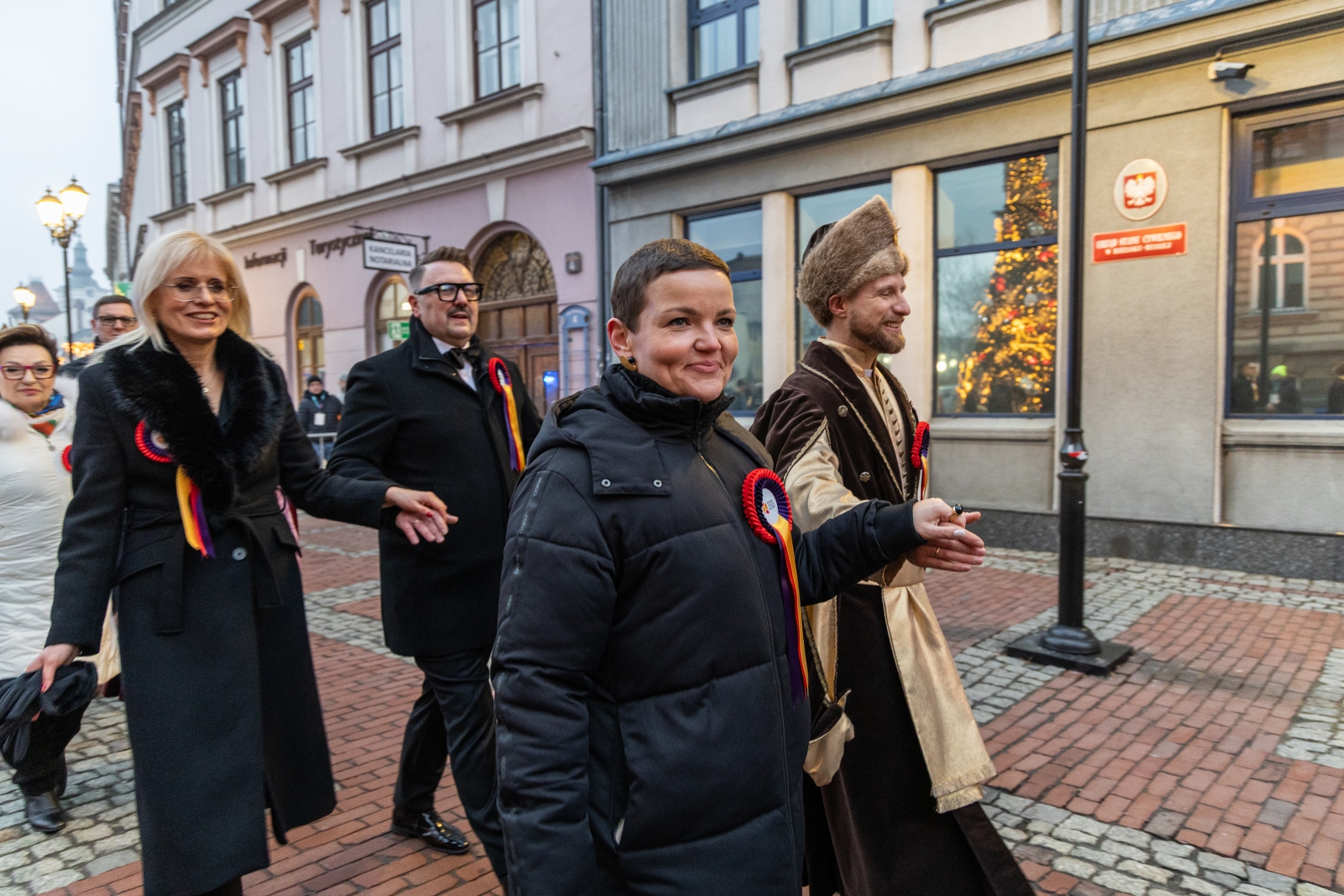 na zdjęciu osoby podczas otwarcia PSK