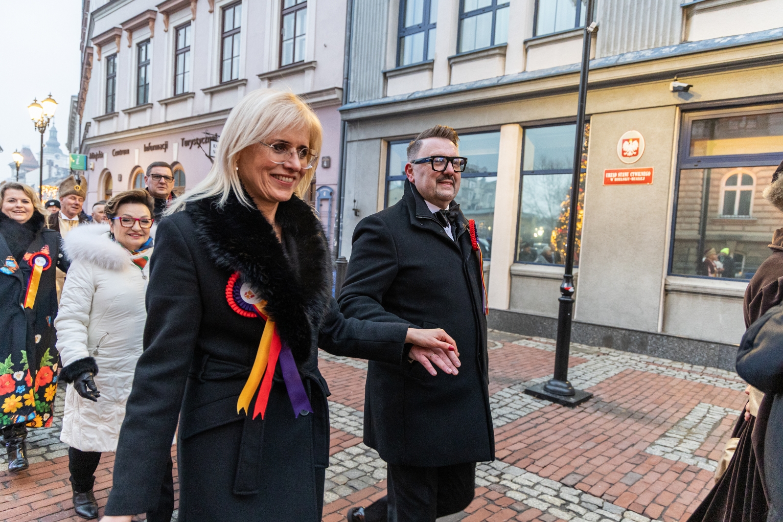 na zdjęciu osoby podczas otwarcia PSK