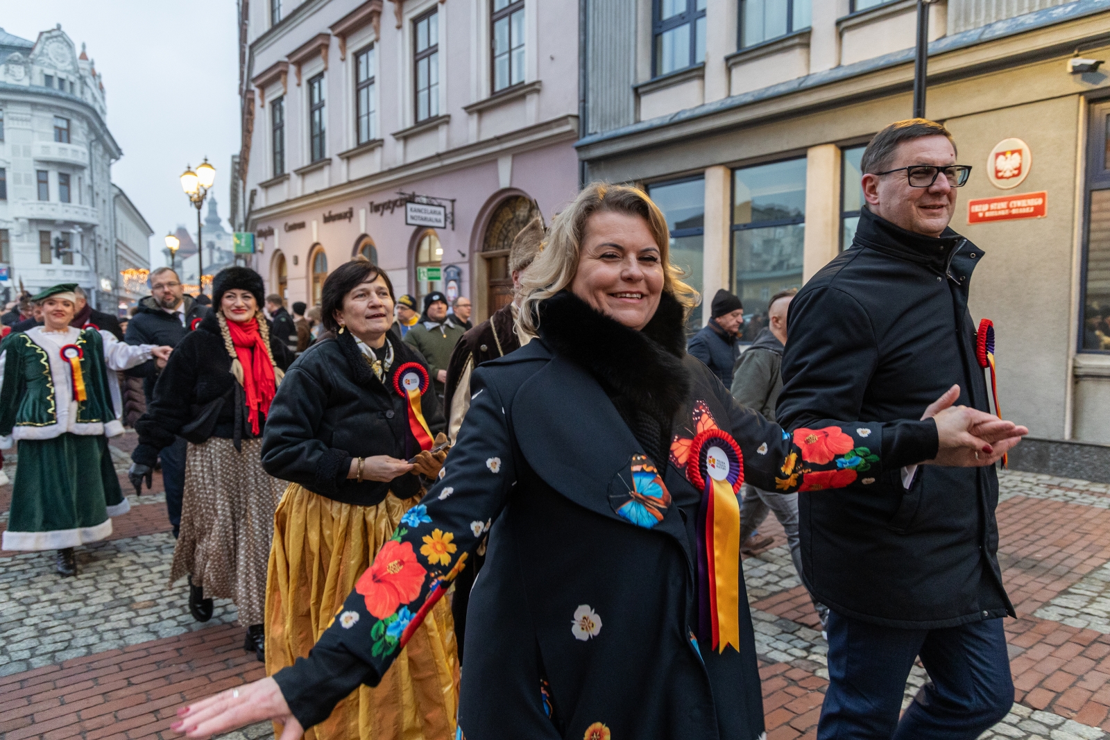 na zdjęciu osoby podczas otwarcia PSK