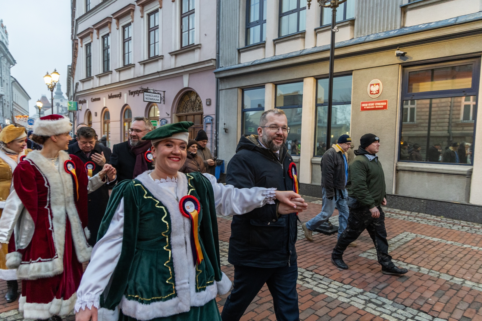 na zdjęciu osoby podczas otwarcia PSK