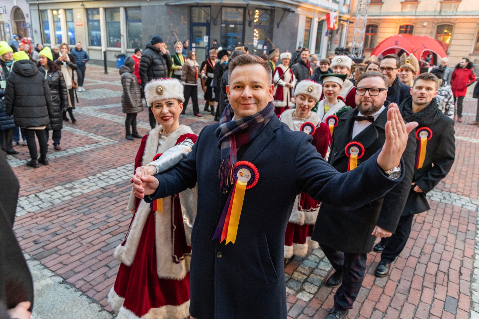 na zdjęciu osoby podczas otwarcia PSK