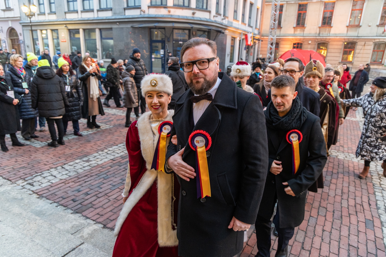 na zdjęciu osoby podczas otwarcia PSK