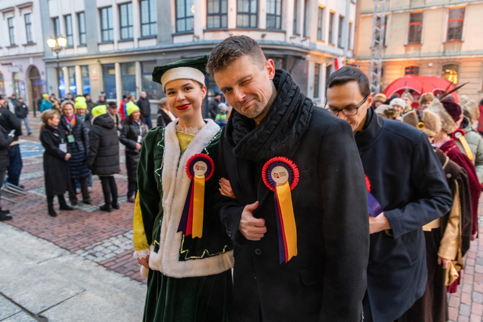 na zdjęciu osoby podczas otwarcia PSK