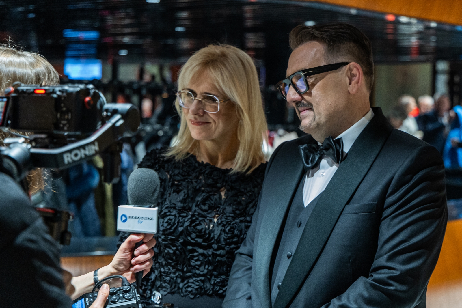 na zdjęciu osoby podczas otwarcia PSK