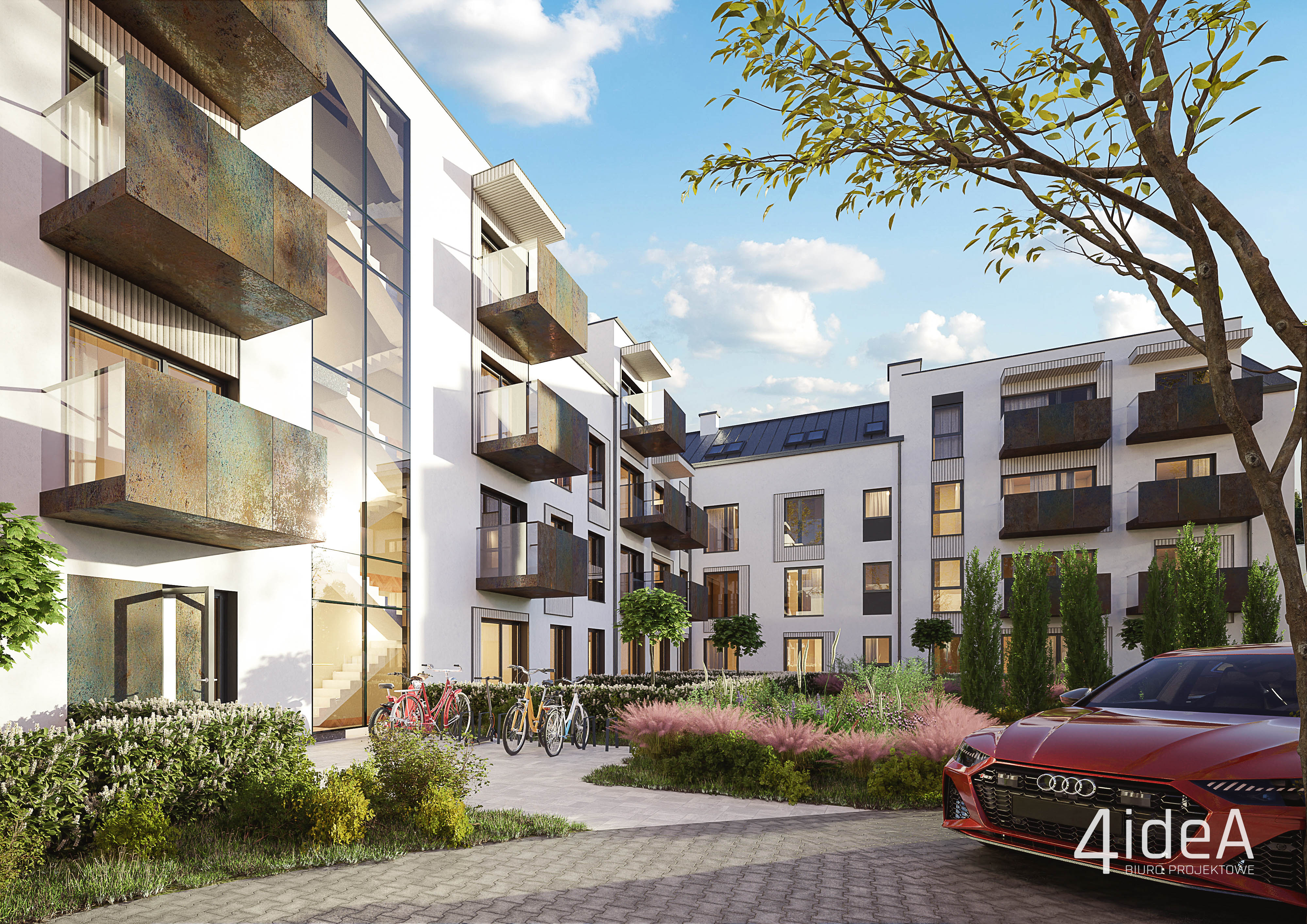 na zdjęciu wizualizacje