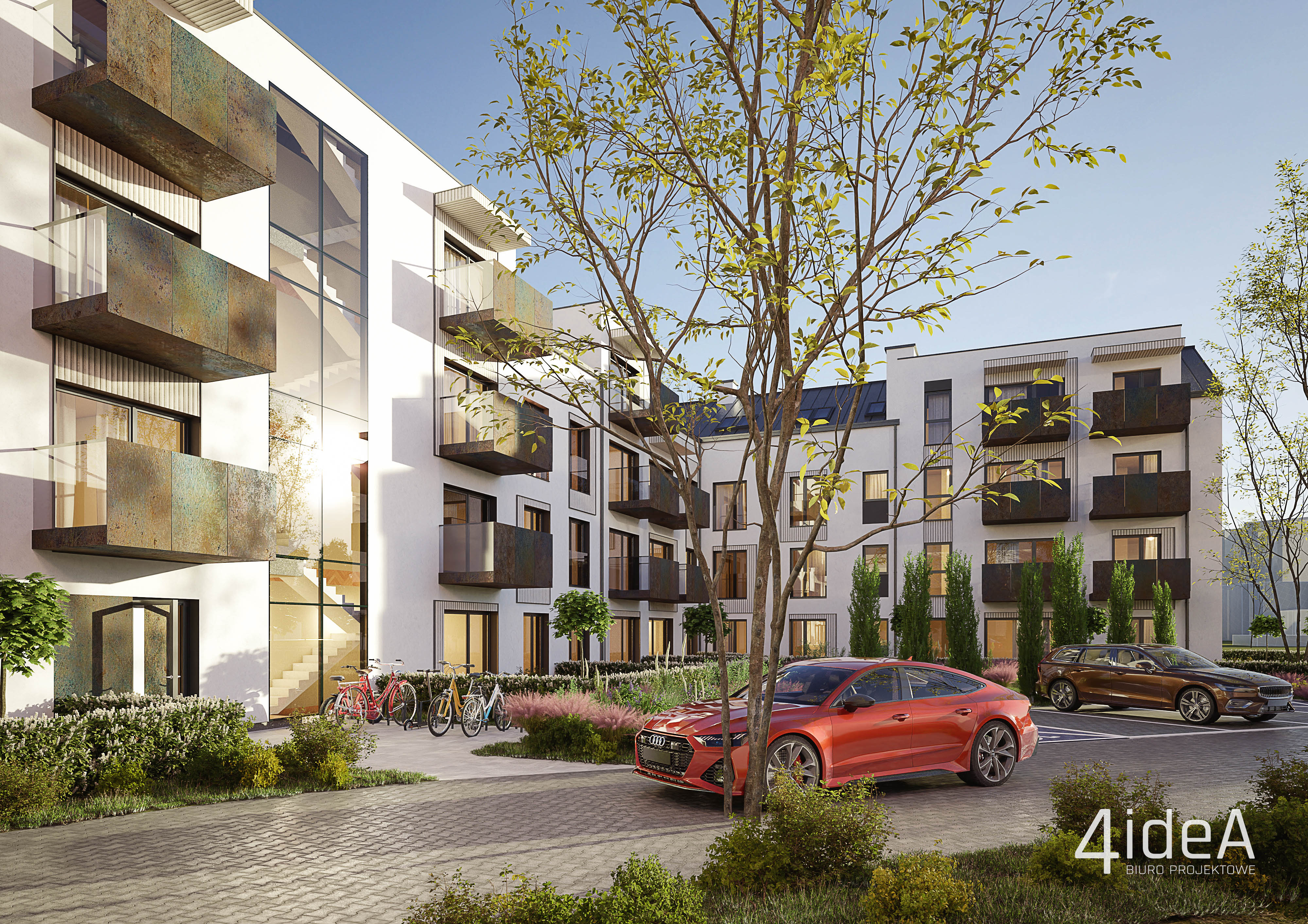 na zdjęciu wizualizacje