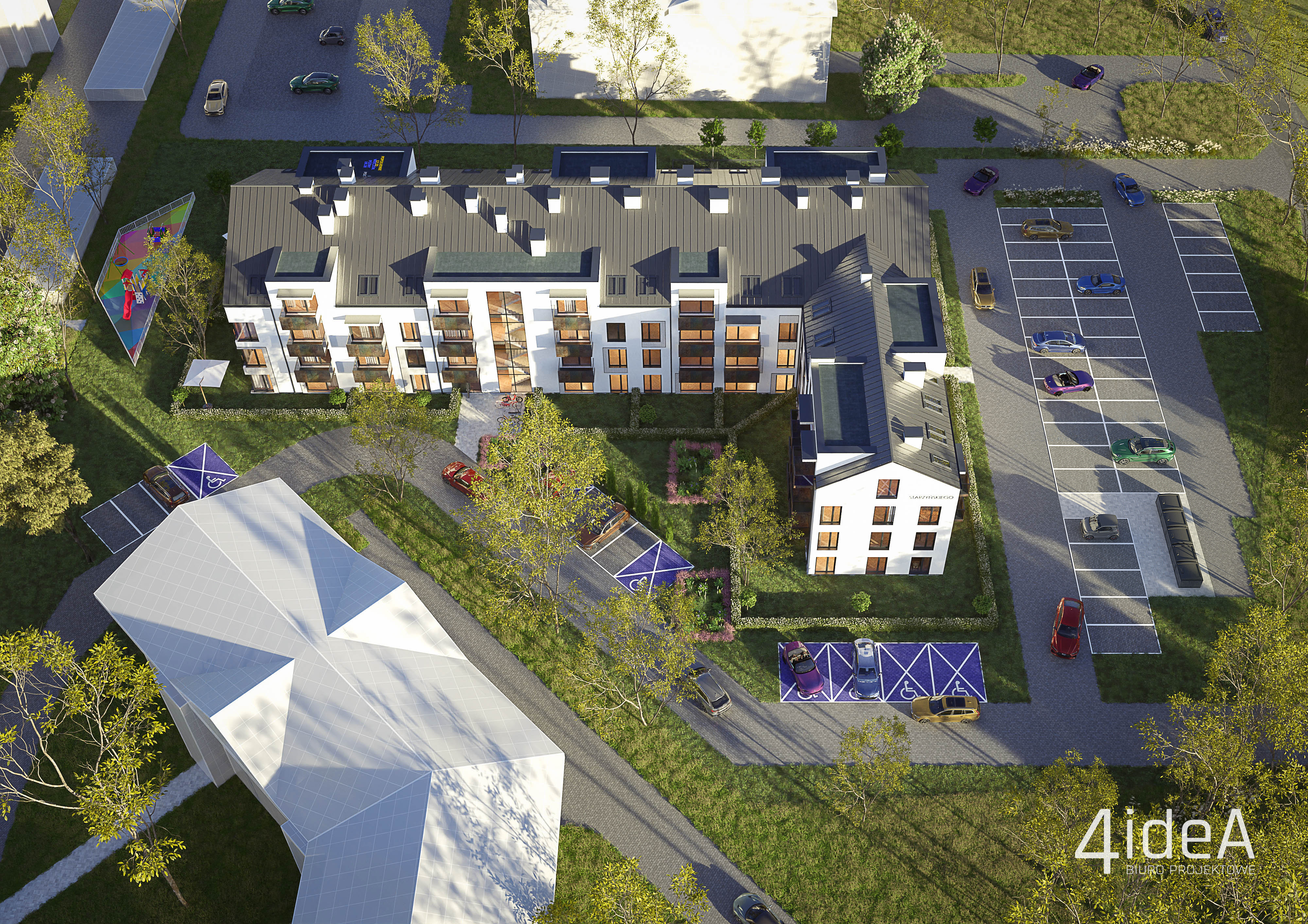 na zdjęciu wizualizacje