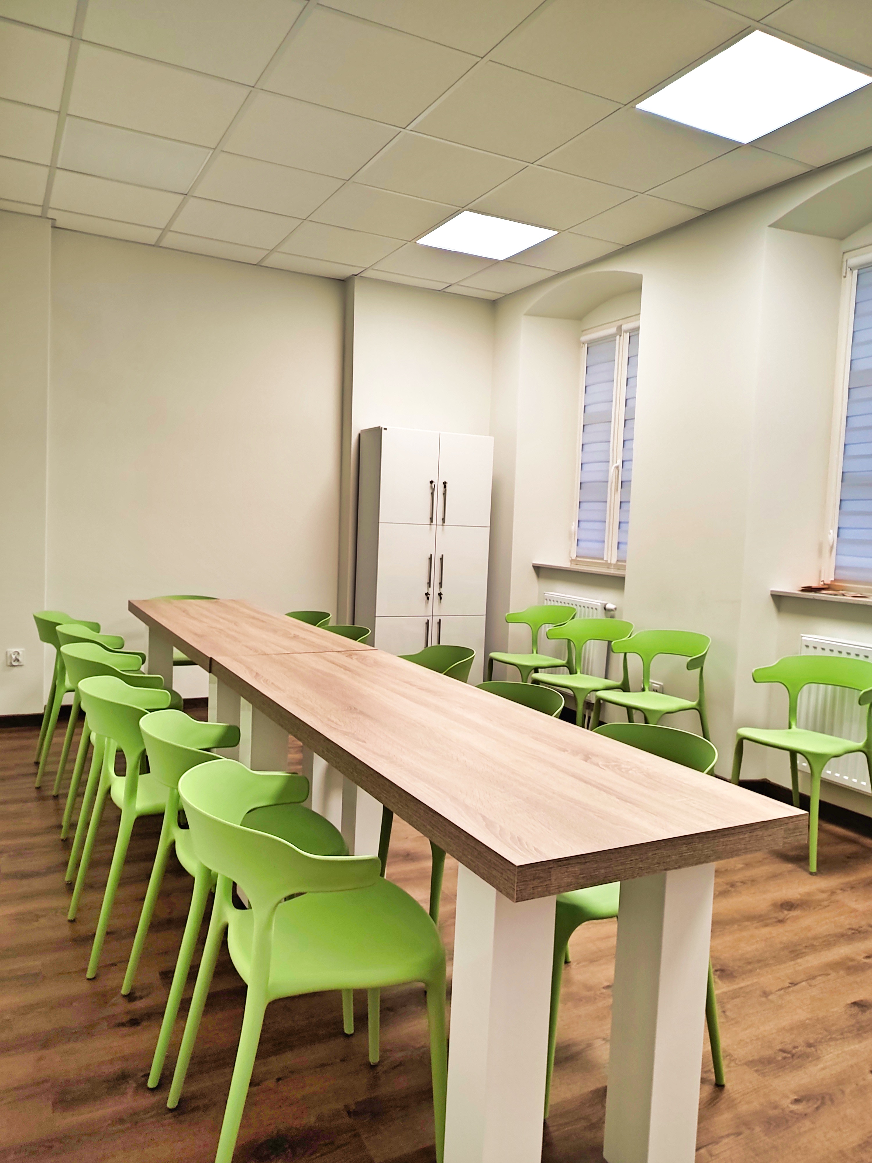 Zdjęcie przedstawiające salę konferencyjną nr 5 w budynku przy ul. Cieszyńskiej 18