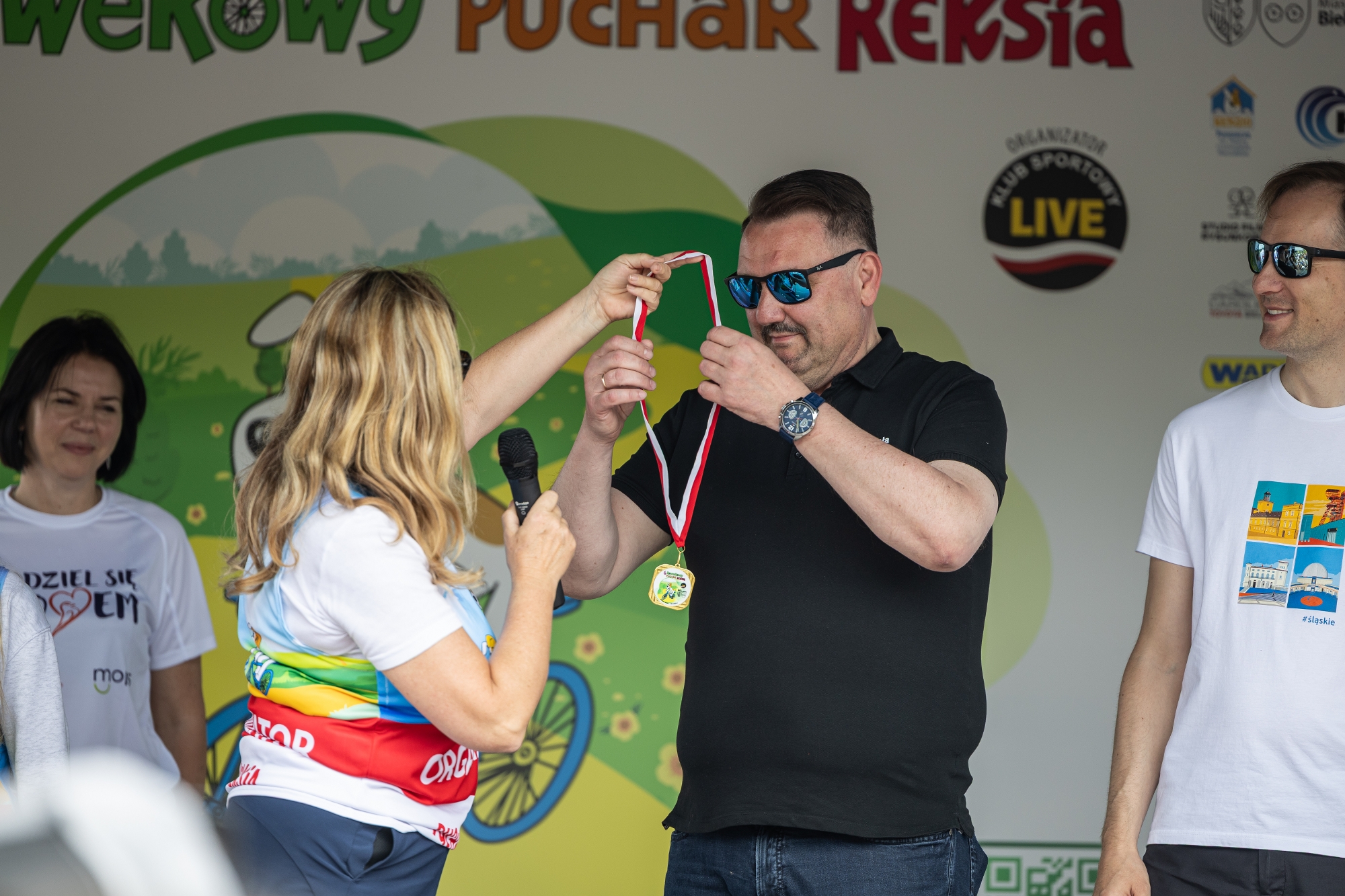 na zdjęciu osoby podczas zawodów