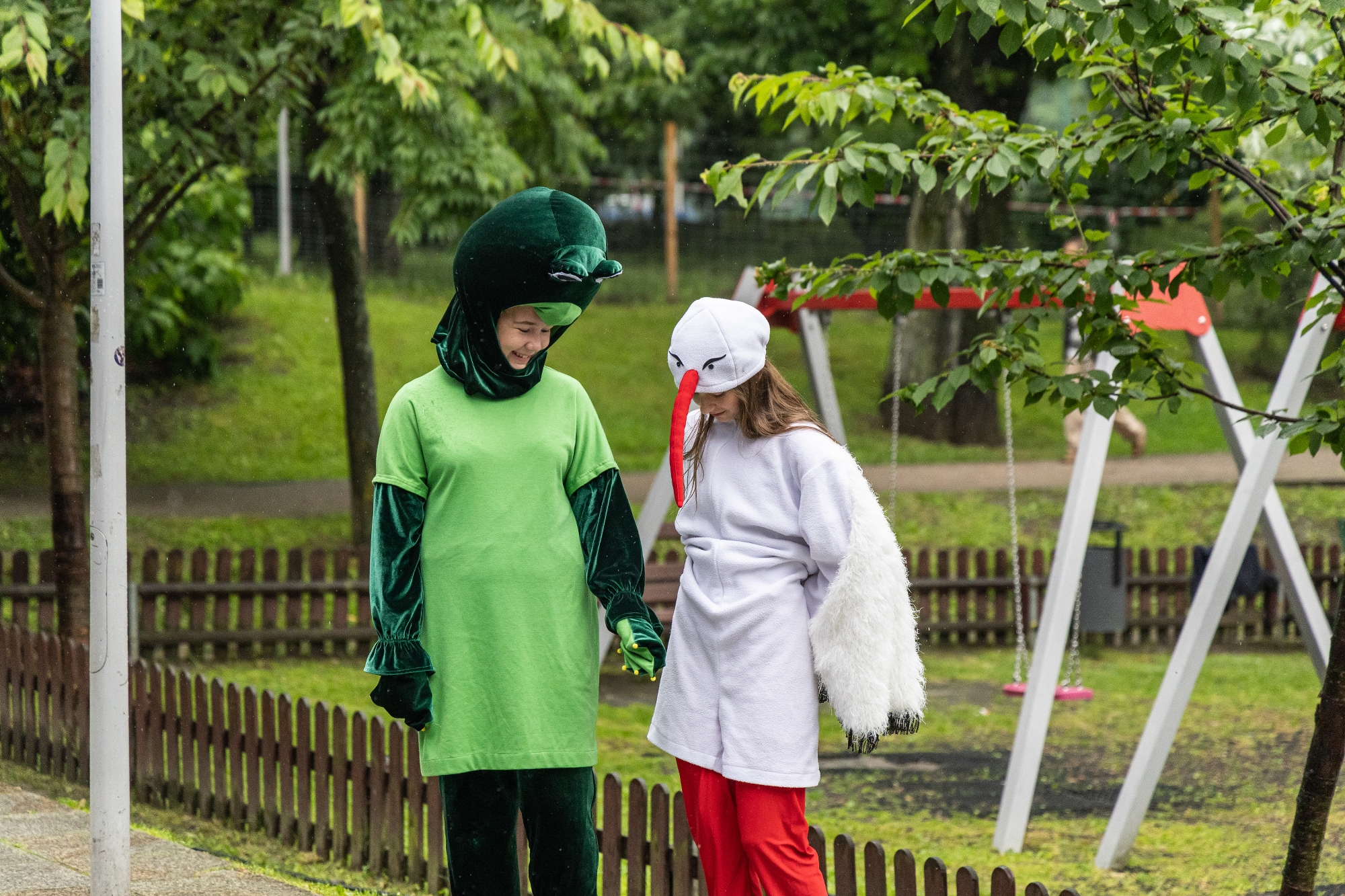 na zdjęciu osoby podczas festiwalu