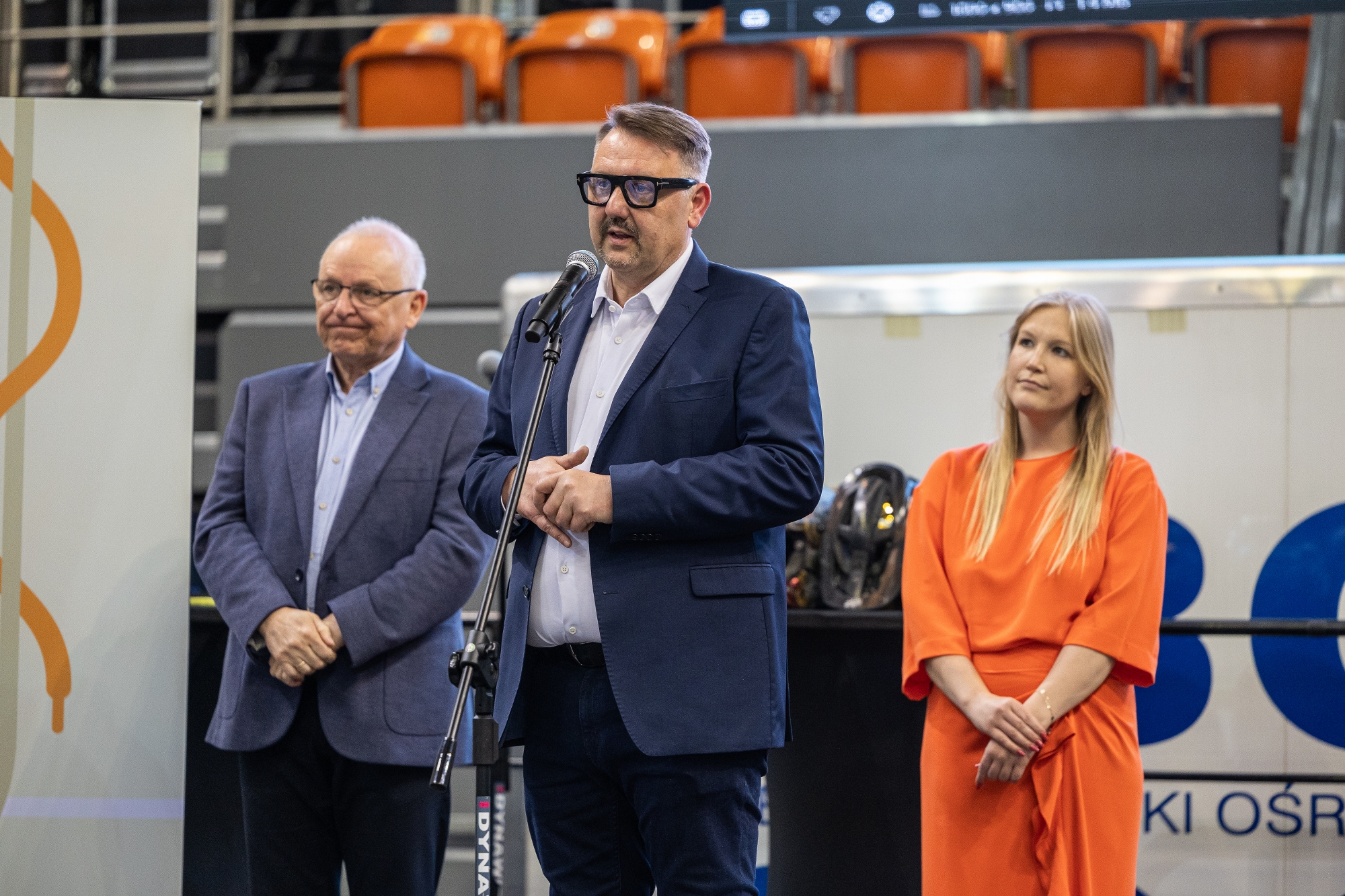 na zdjęciu osobo podczas Dni Zdrowia w hali