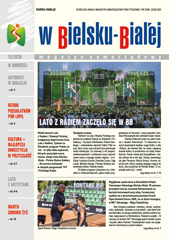Na zdjęciu Magazyn Samorządowy nr 13/2026 (26.06.2026)
