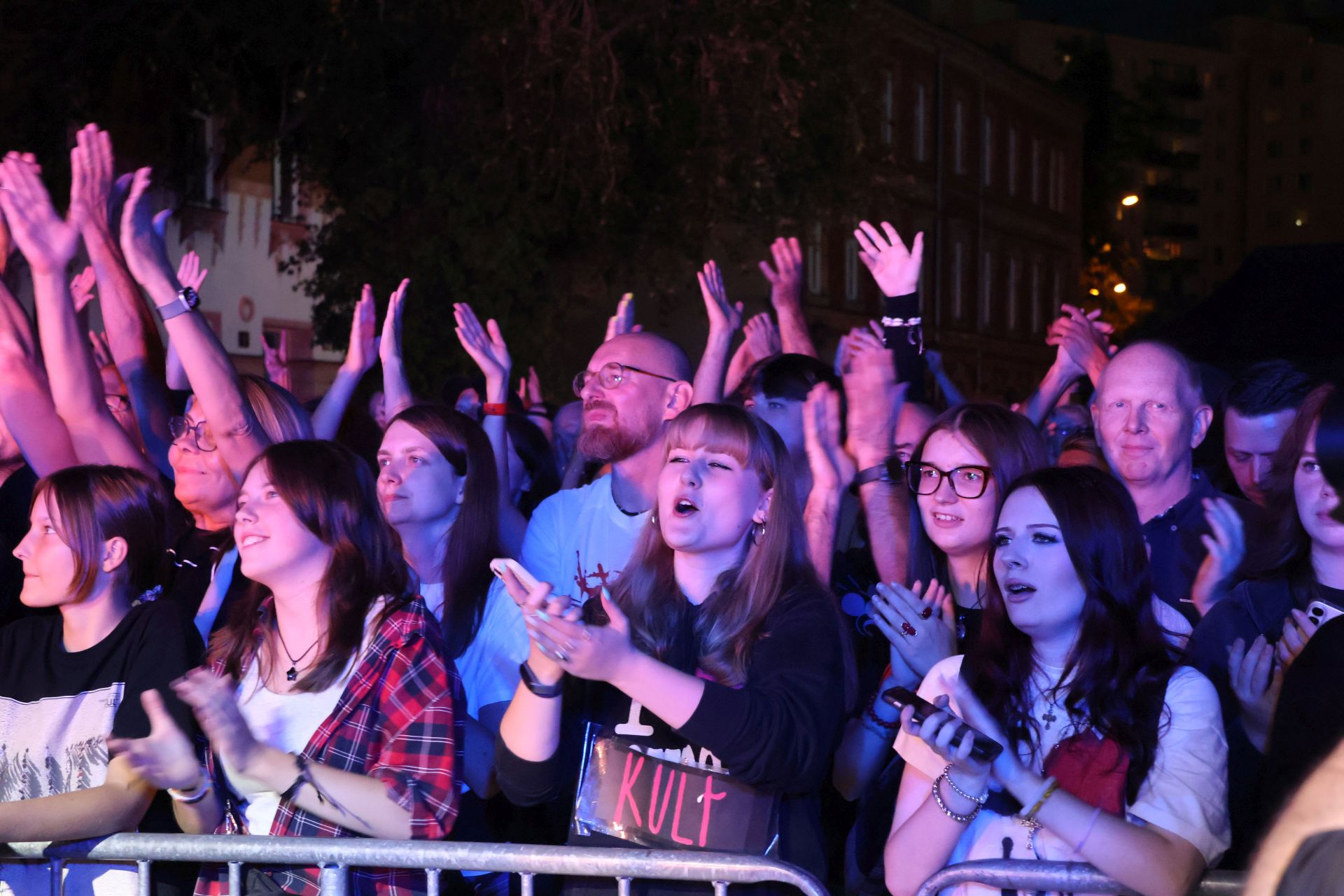 Na zdjęciu koncert zespołu KULT