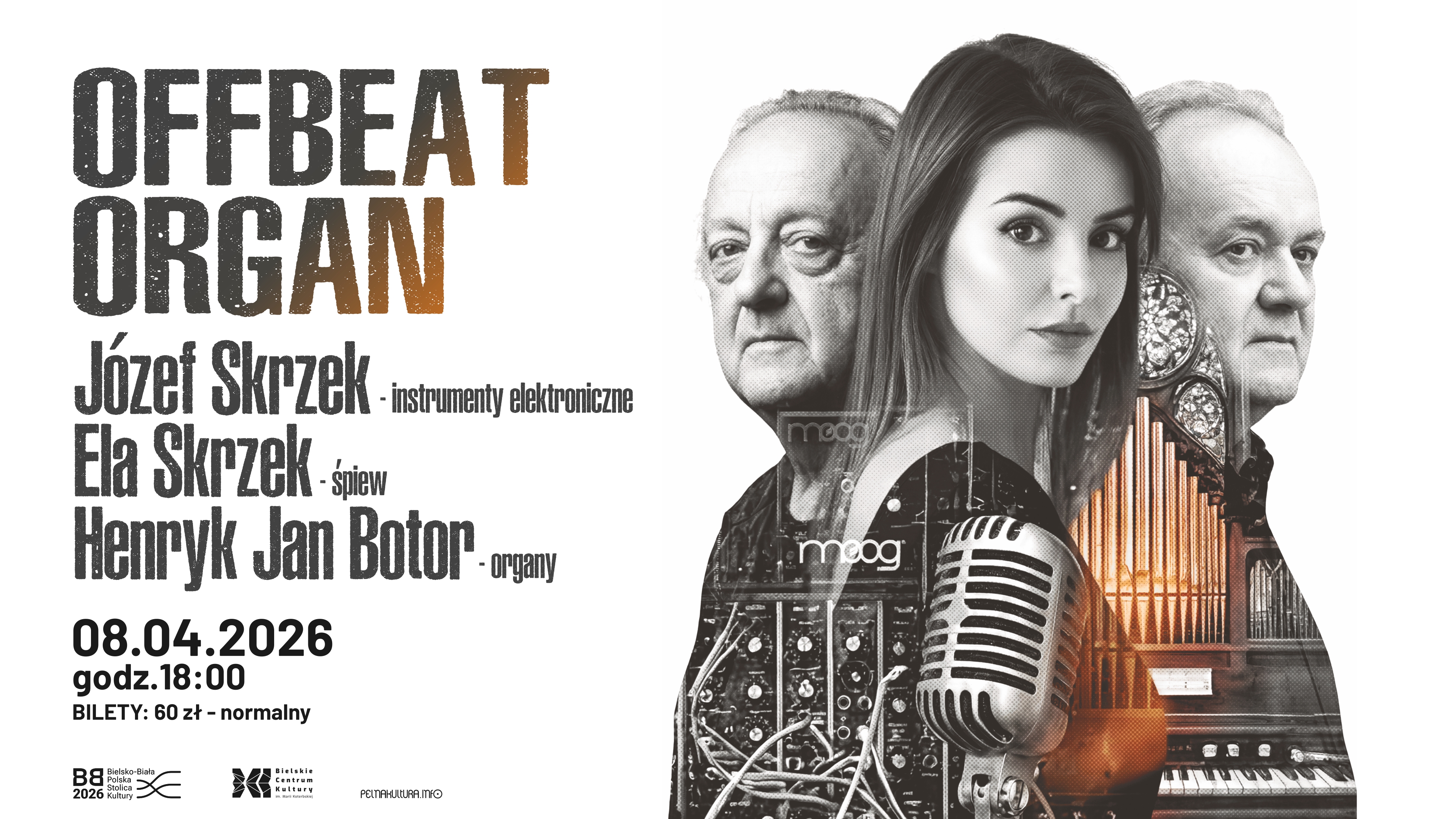 Na zdjęciu plakat koncertu