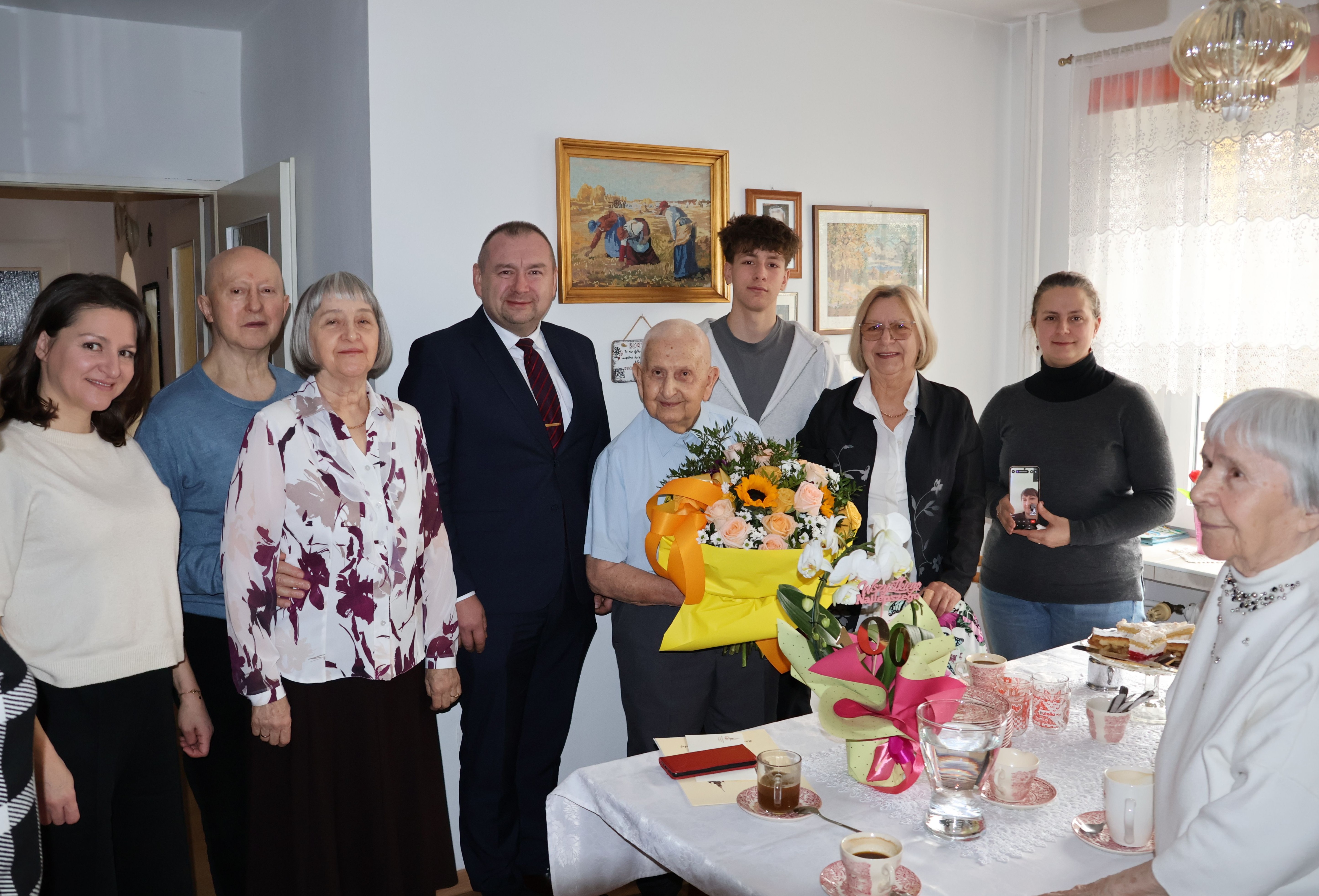 Na zdjęciu jubileusz Jana Gąsiorka 