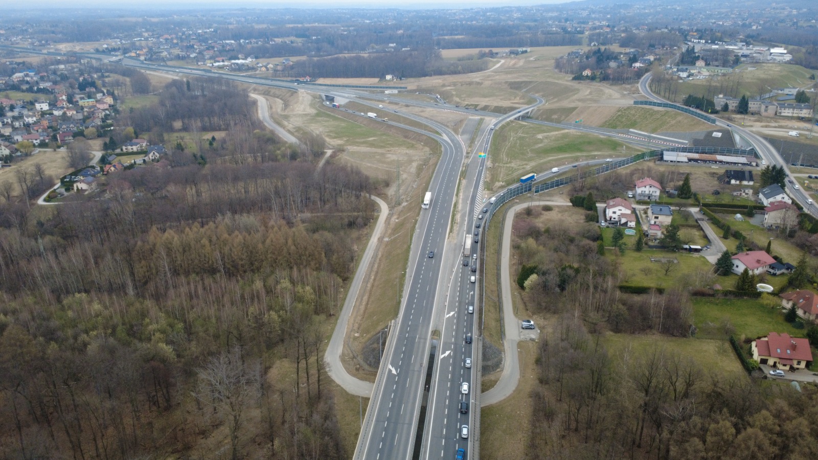 Na zdjęciu planowana obwodnica Hałcnowa 