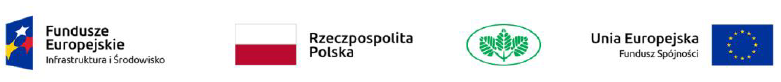 grafika przedstawiająca logo Funduszy Europejskich, flagę Polski, logo Wojewódzki Fundusz Ochrony Środowiska i Gospodarki Wodnej w Katowicach oraz logo Funduszu Spójności