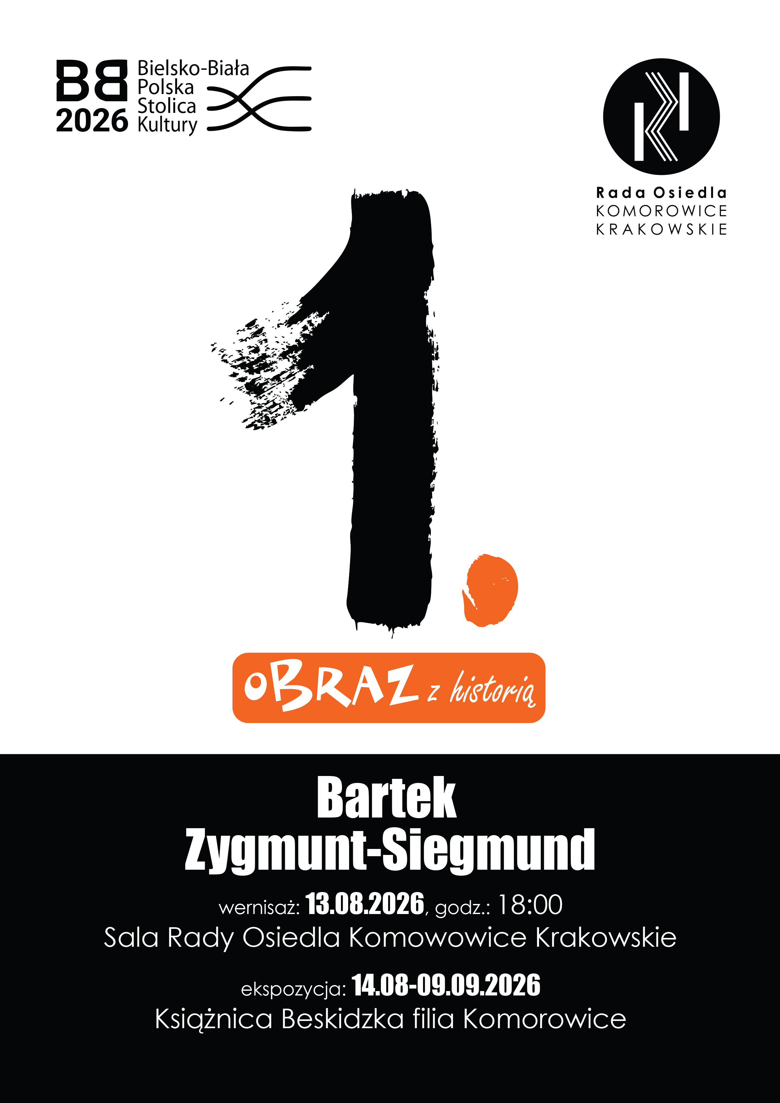Na zdjęciu plakat wystawy