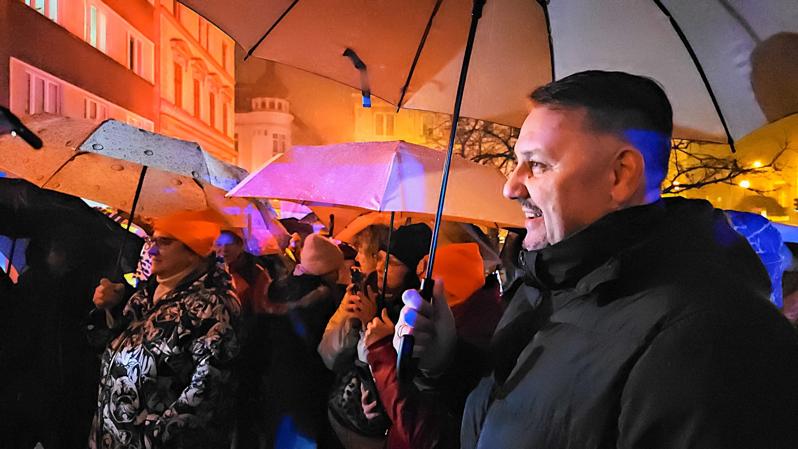 prezydent na spotkaniu 