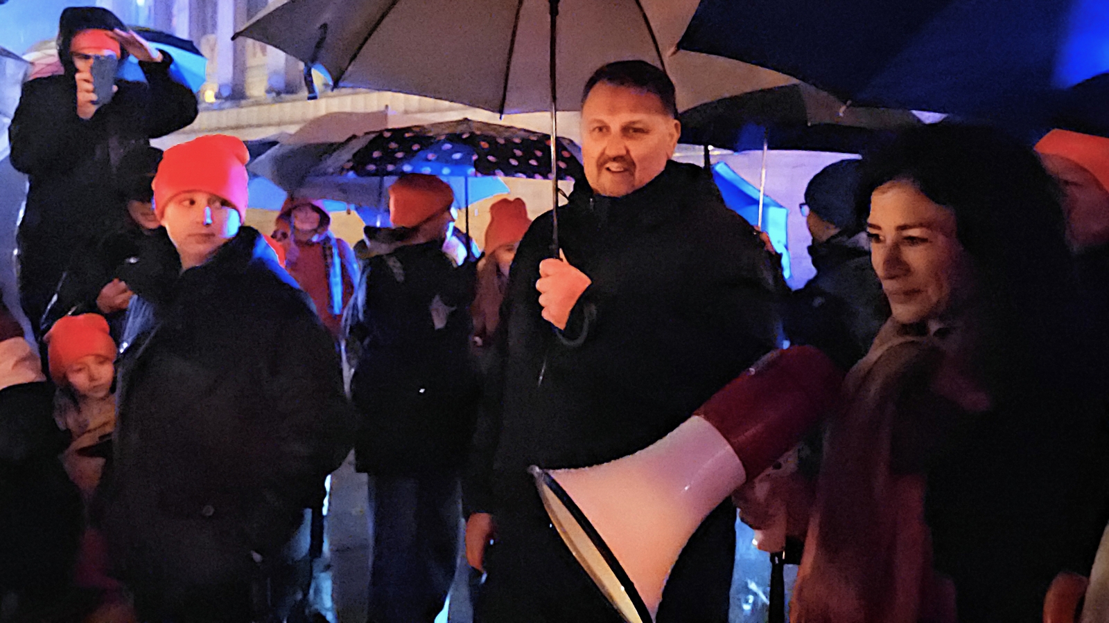 prezydent Jarosław Klimaszewski i Agnieszka Azzalin