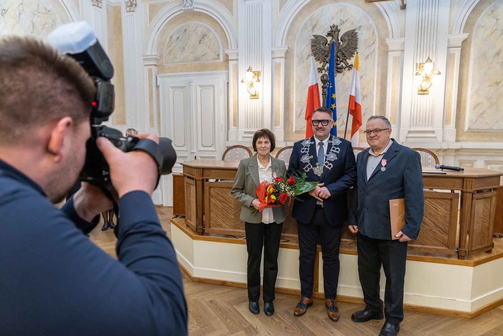 Na zdjęciu uroczystości USC