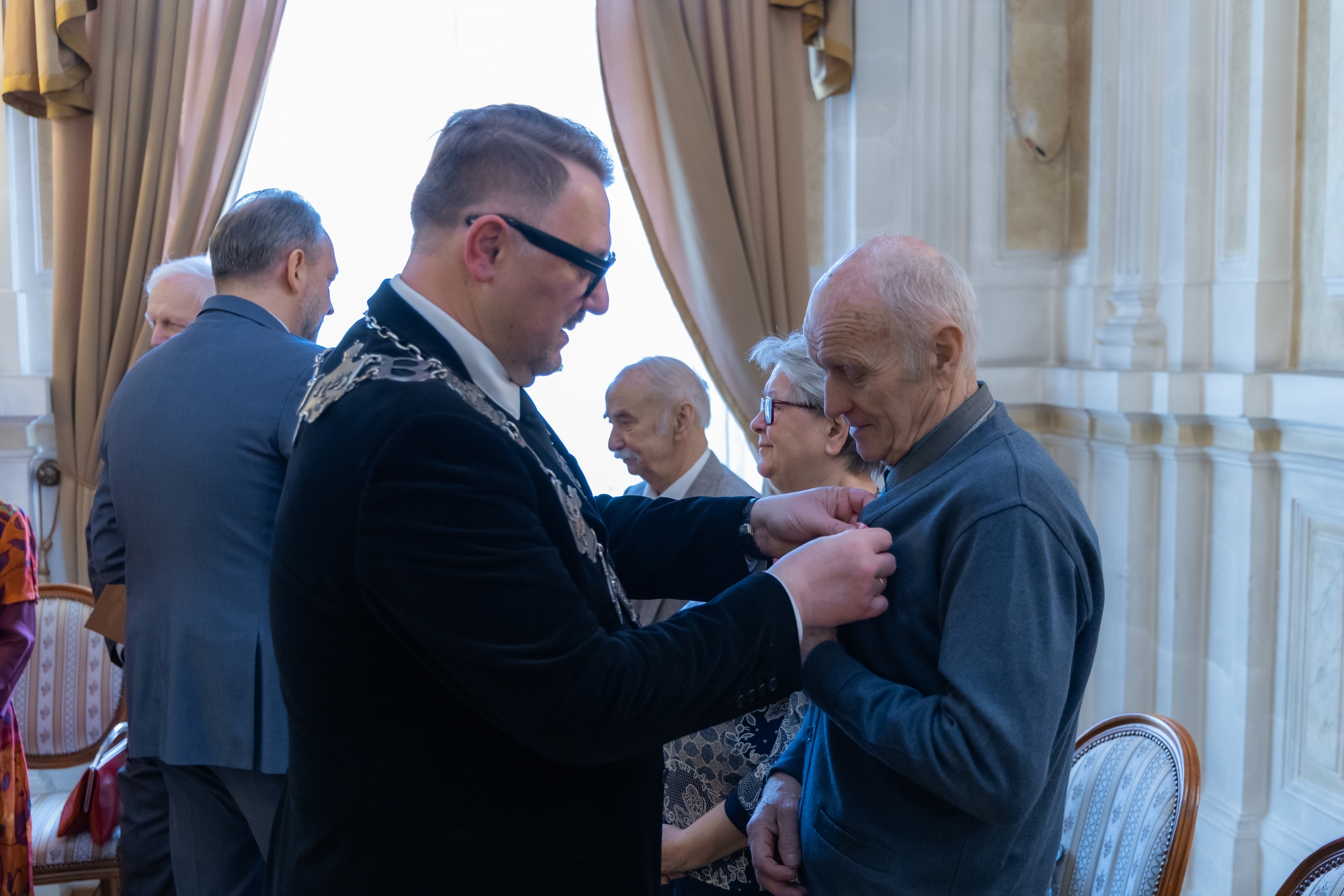 Na zdjęciu uroczystość jubileuszu małżeńskiego 