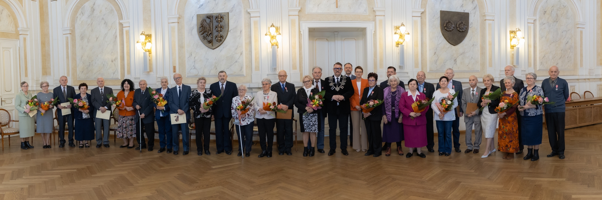 Na zdjęciu uroczystość jubileuszu małżeńskiego 
