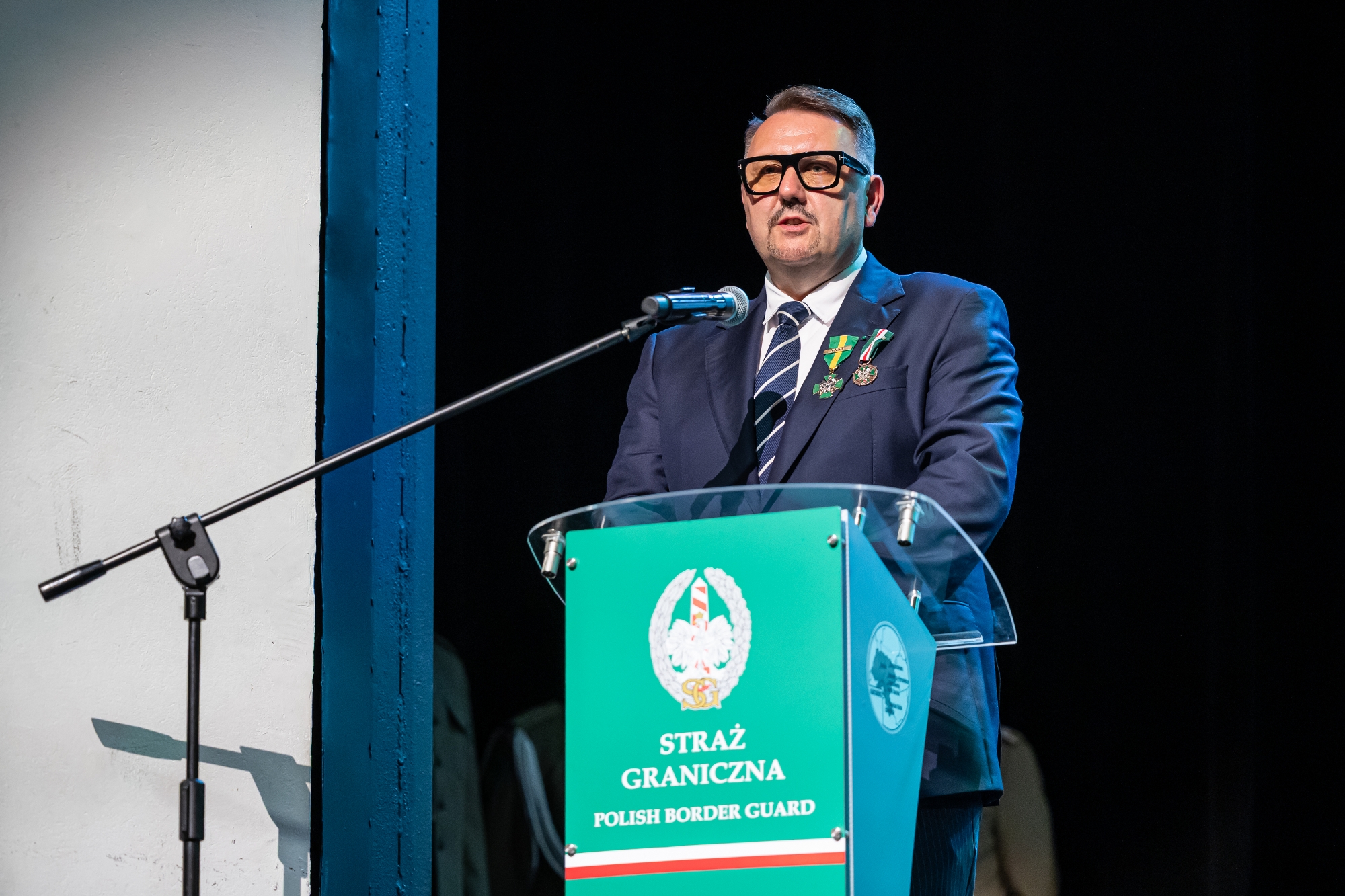 na zdjęciu przemawiający prezydent