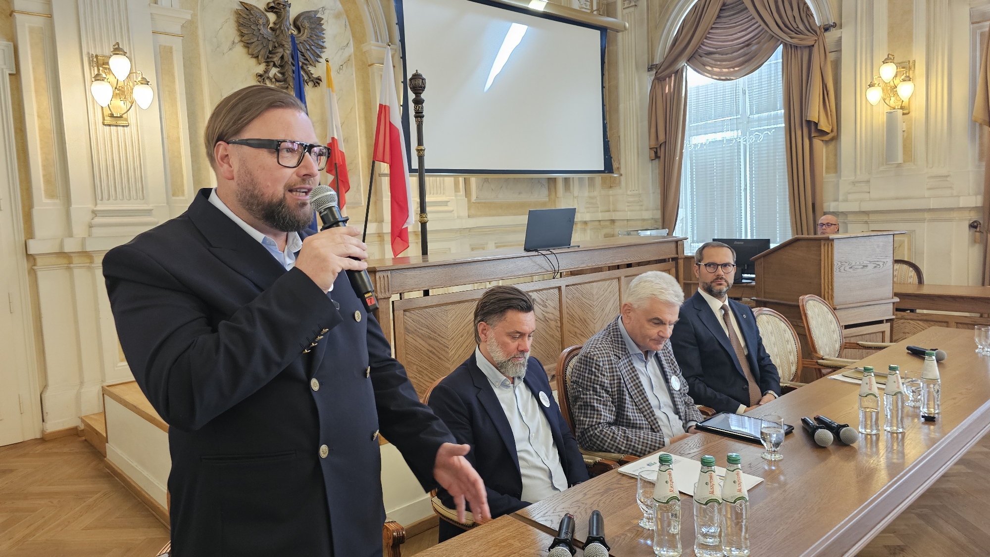 Na zdjęciu zastępca prezydenta miasta Adam Ruśniak