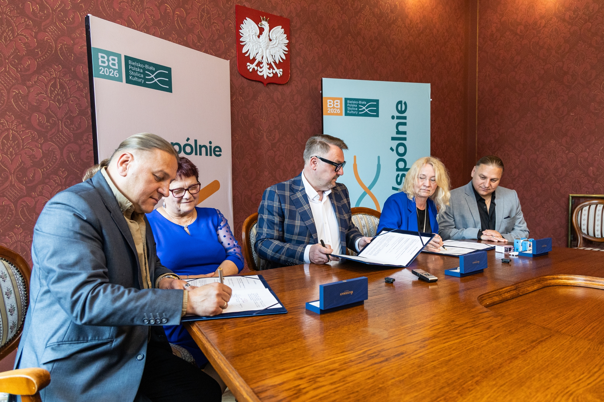 Na zdjęciu podpisanie listu intencyjnego 