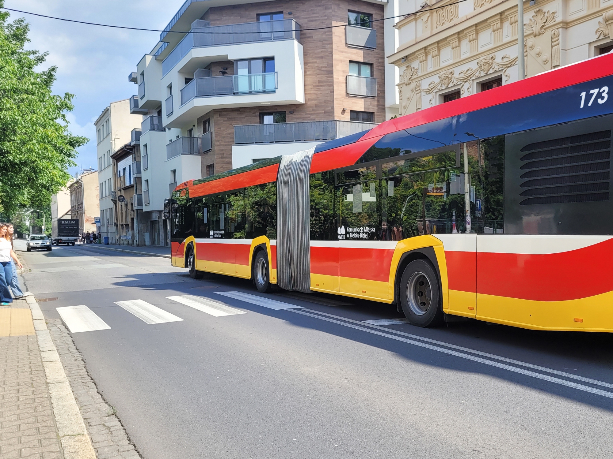 na zdjęciu przejście dla pieszych