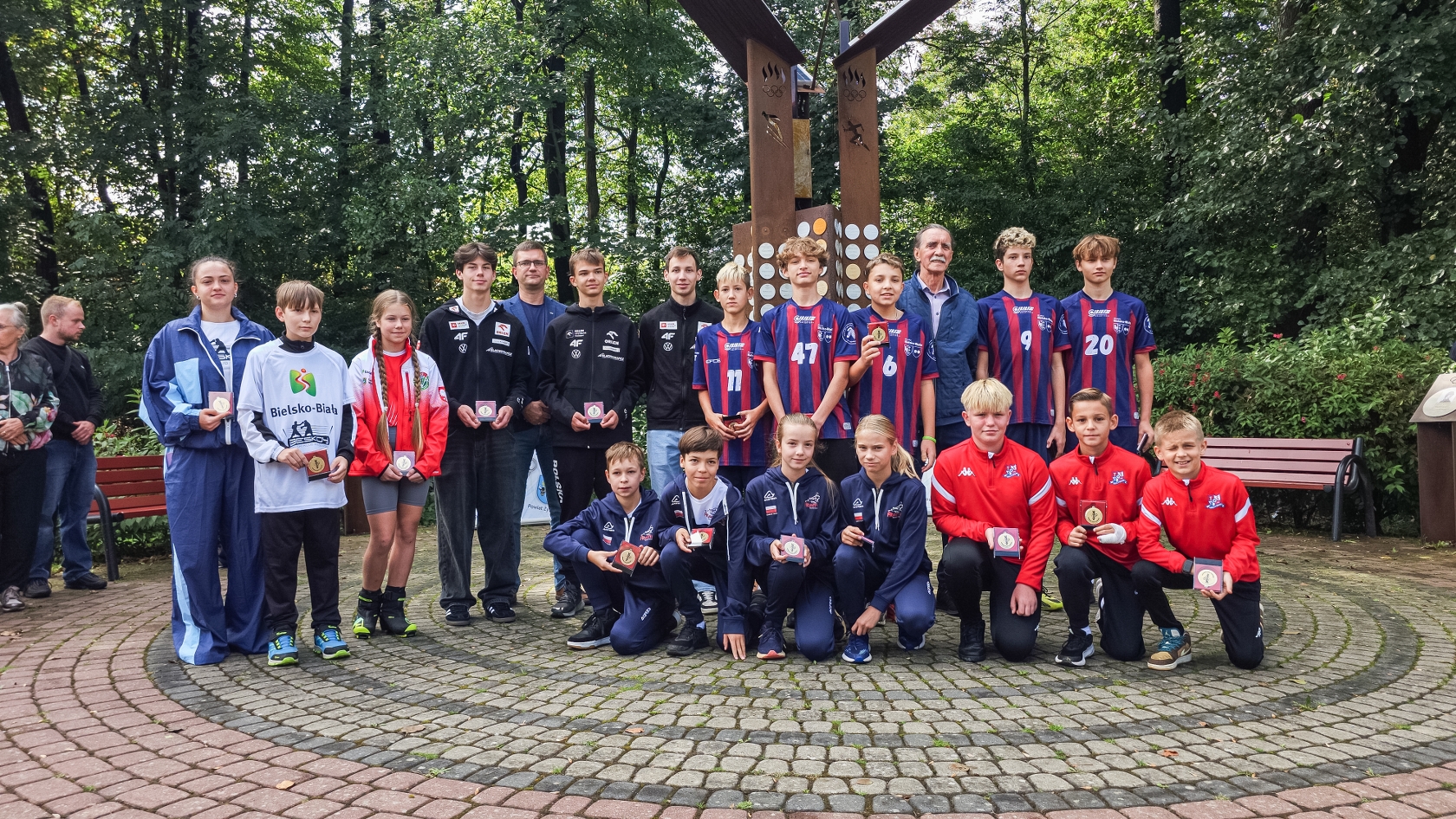 Na zdjęciu uroczystość Beskidzkiej Rady Olimpijskiej 