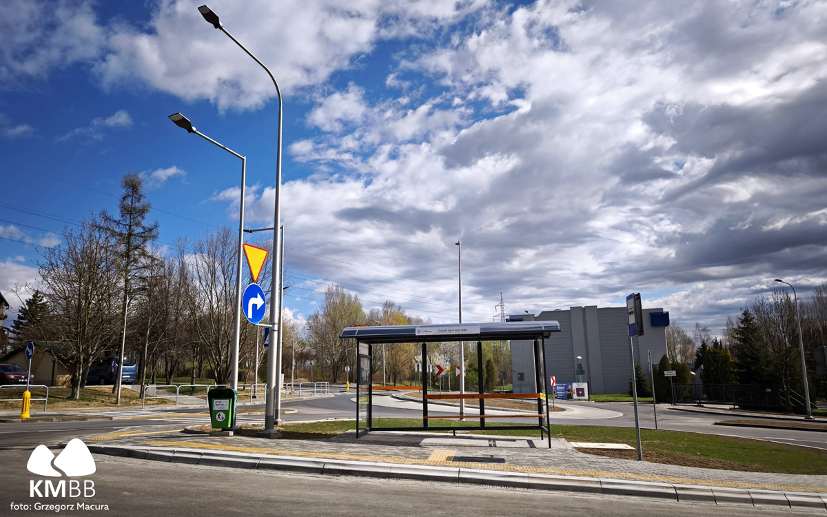 na zdjęciu wyremontowana pętla 
