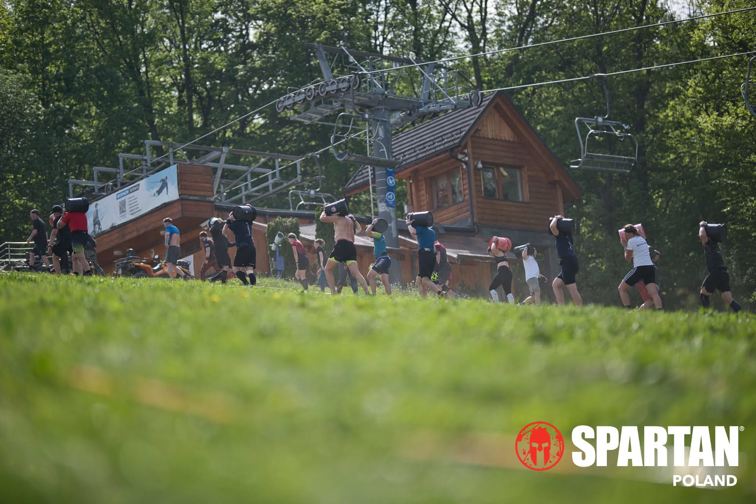 Na zdjęciu zawodnicy Spartan 