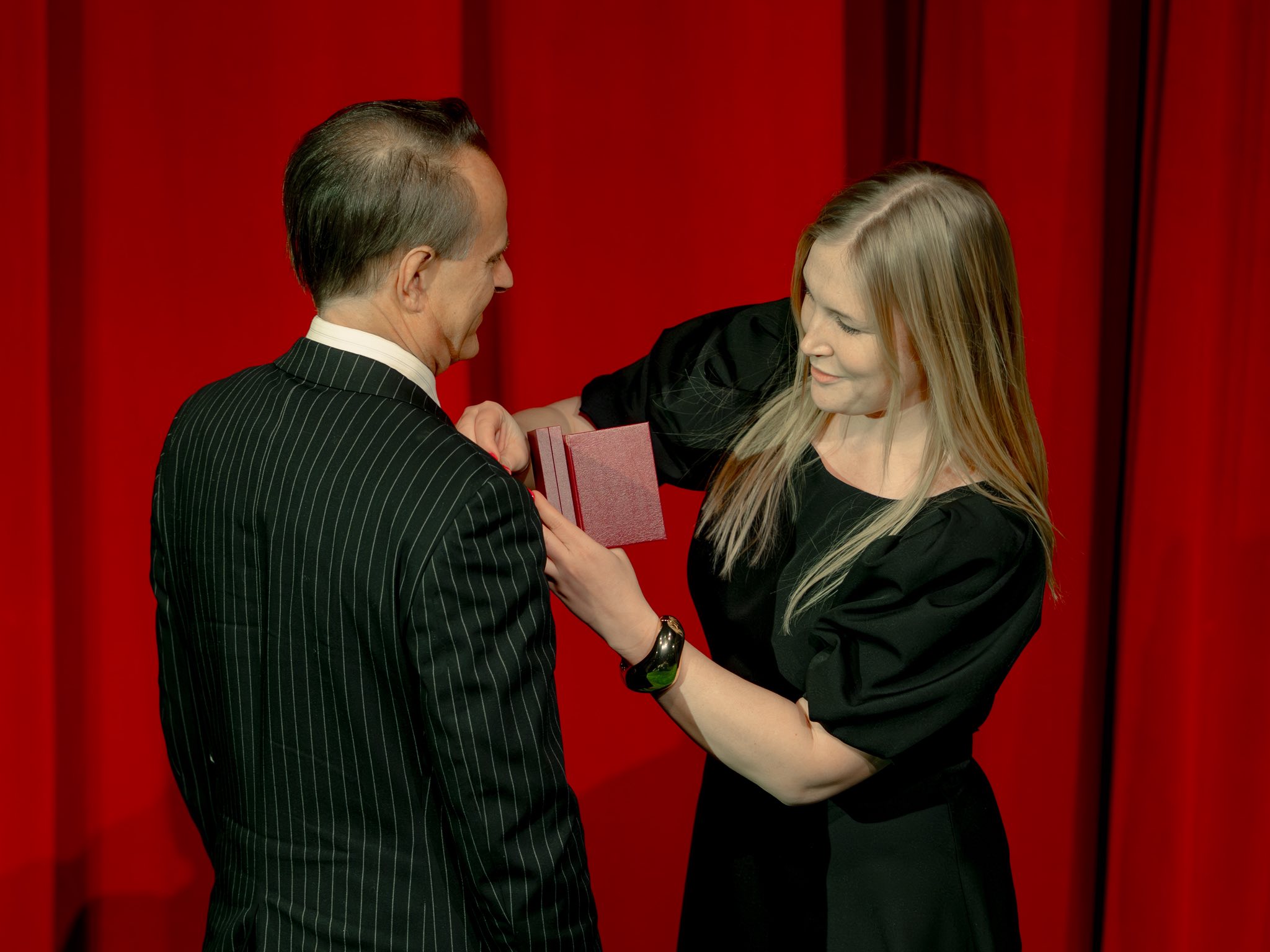 na zdjęciu Zbigniew Kajzer i Joanna Bojczuk