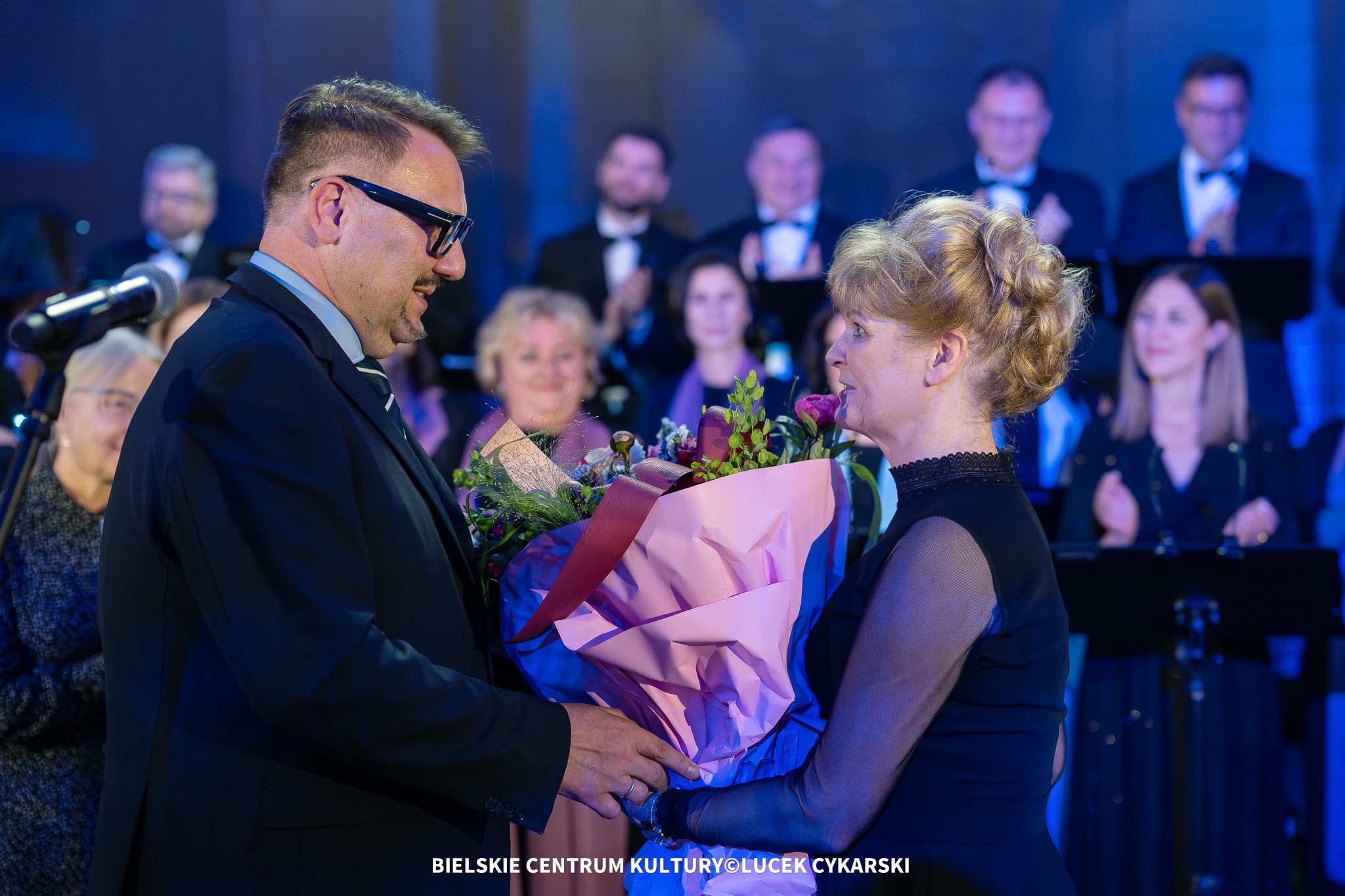 Na zdjęciu prezydent Jarosław Klimaszewski i Beata Borowska