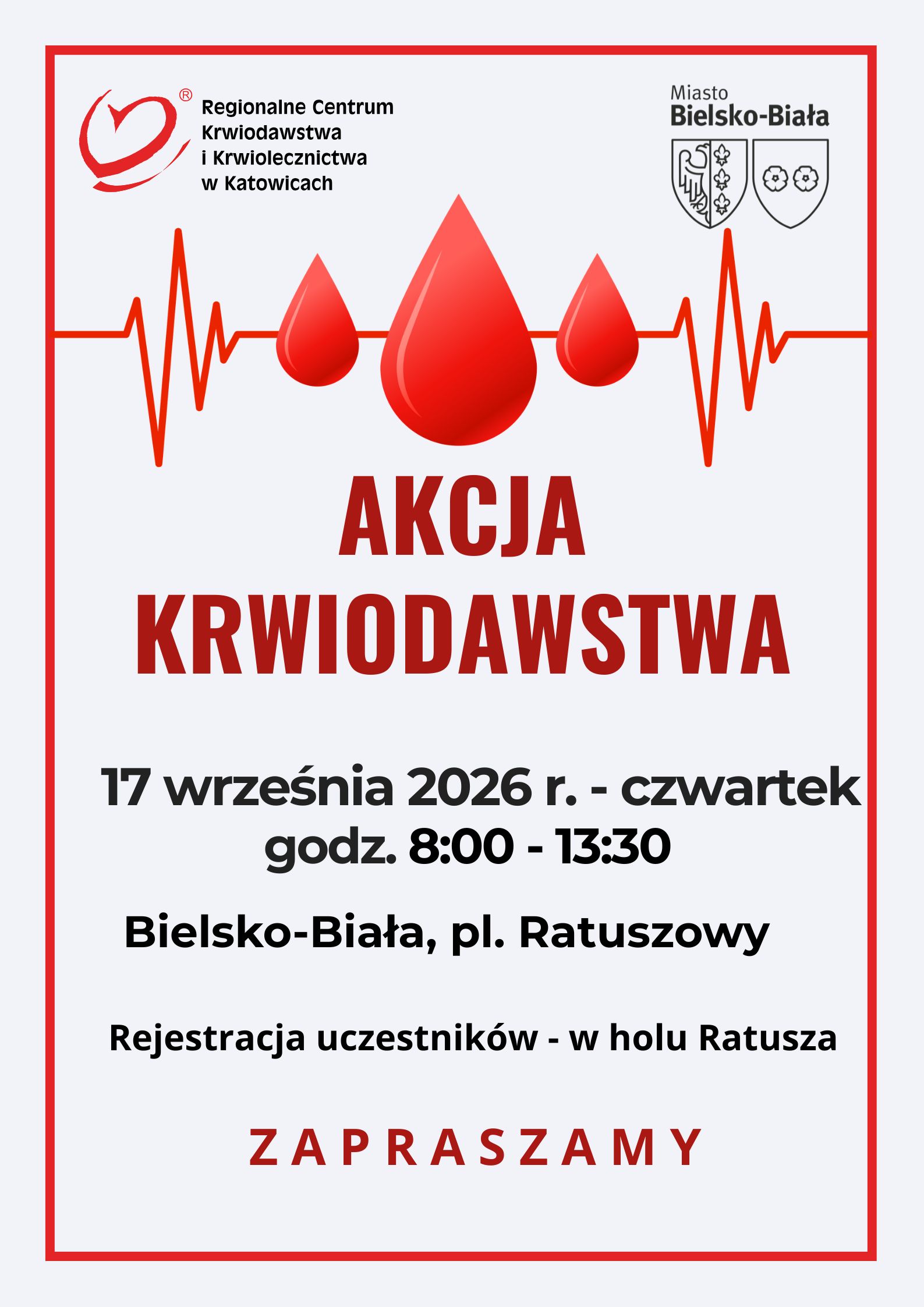 Na zdjęciu plakat akcji