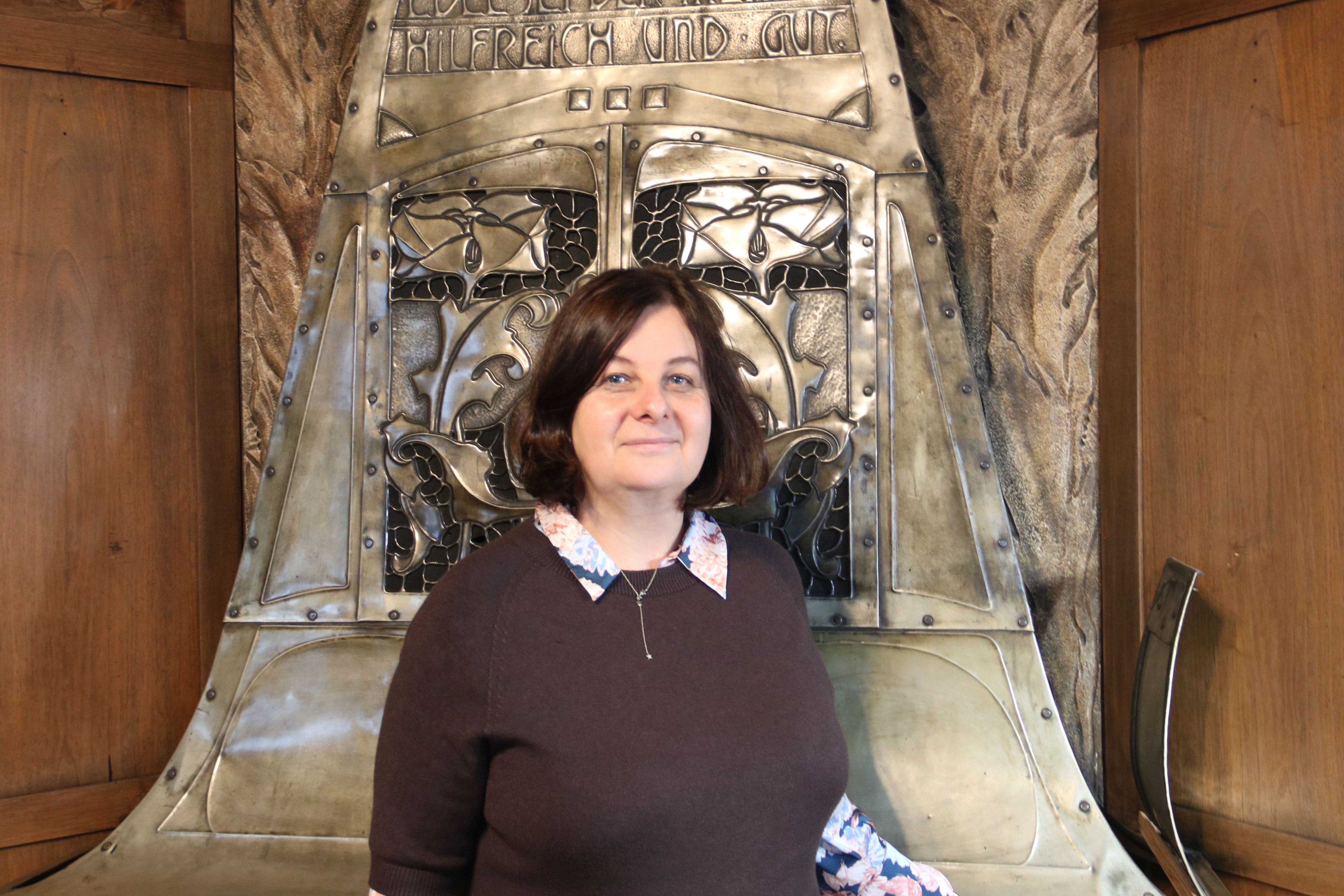 Na zdjęciu dyrektor Pedagogicznej Biblioteki Wojewódzkiej w Bielsku Białej Anna Niemiec-Warzycha