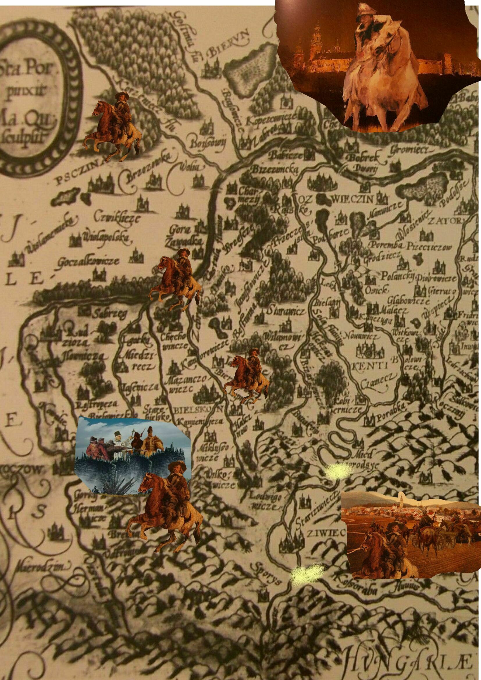 Na zdjęciu mapka sytuacyjna - Jacek Kachel 