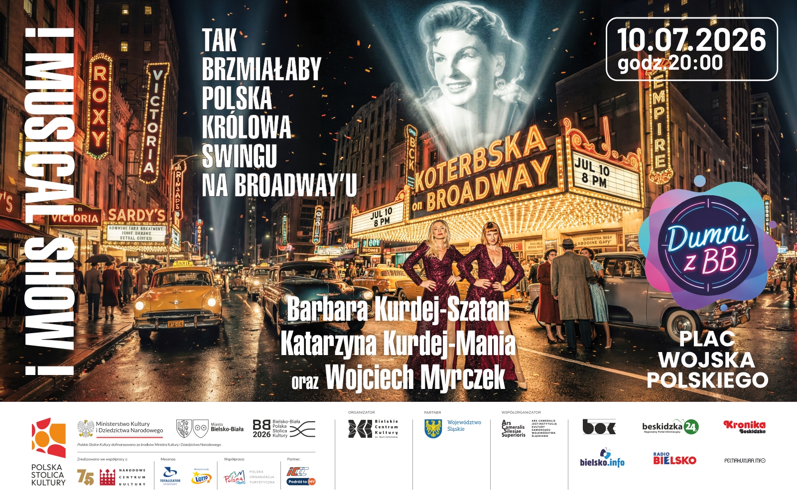 Na zdjęciu plakat koncertu