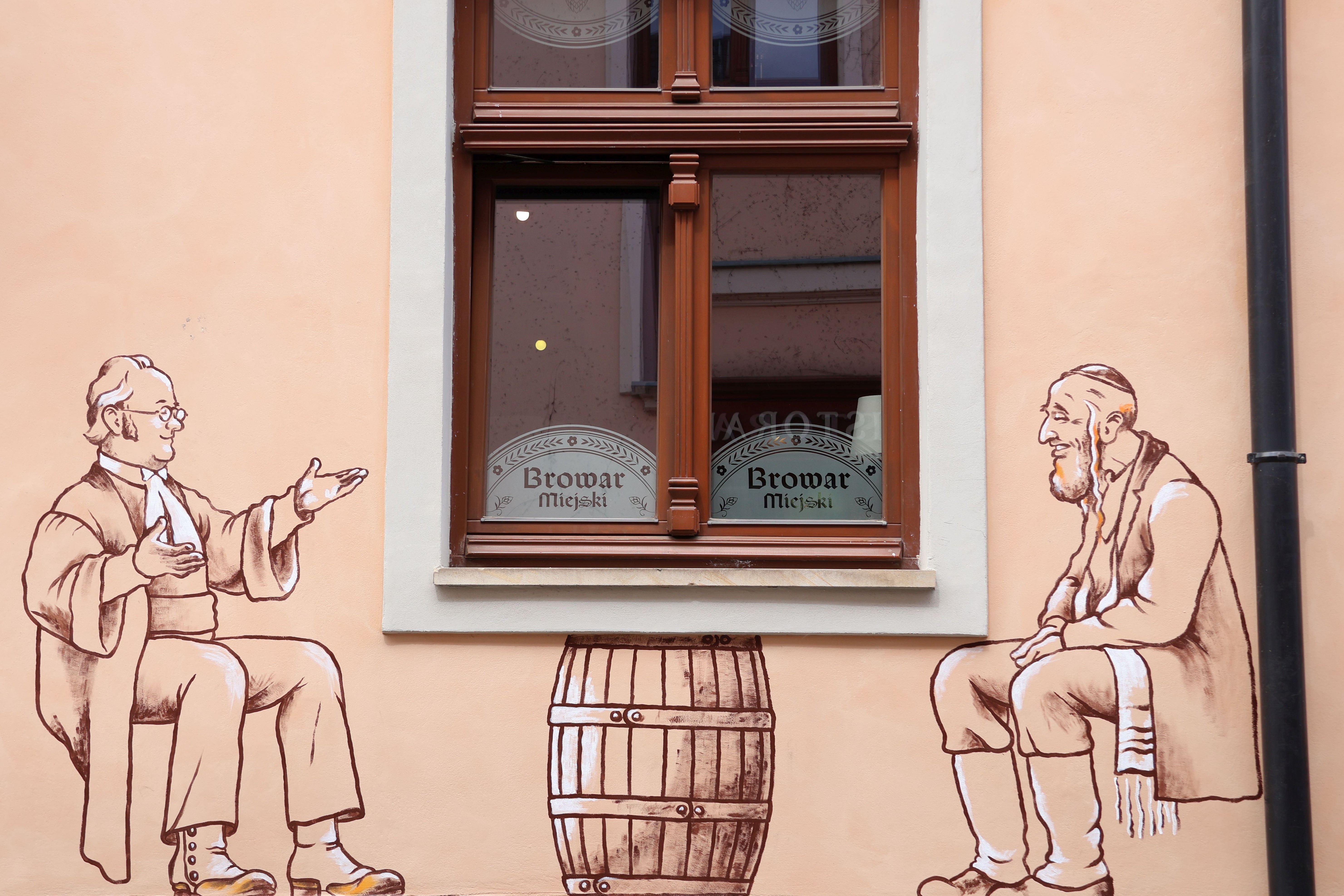 Na zdjęciu  mural na Browarze Miejskim 