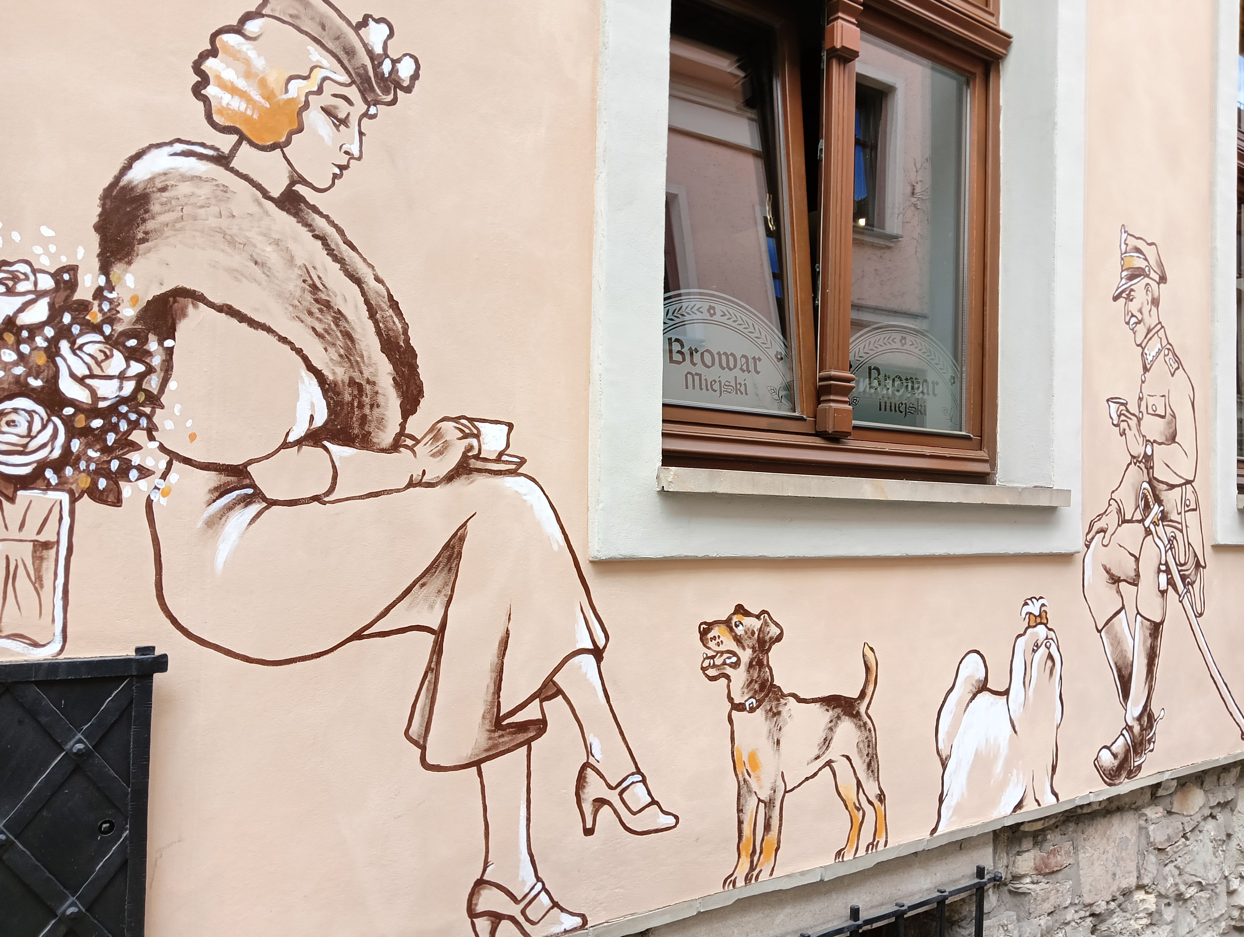 Na zdjęciu  mural na Browarze Miejskim 